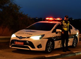 Patrullero de la policía israelí.