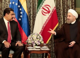 Maduro y el Presidente de Irán, patrón de Hezbola (Foto:Palacio Miraflores, via Reuters)