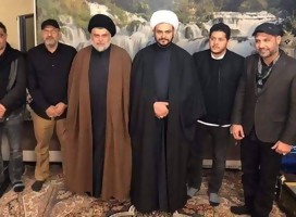 Muqtada a-Sadr y las milicias chiitas pro Irán, en Qom