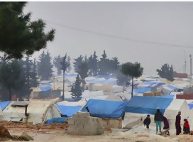 Desplazados en Idlib (Foto: MSF)