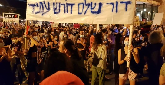 Los jóvenes, claves en las manifestaciones contra Netanyahu