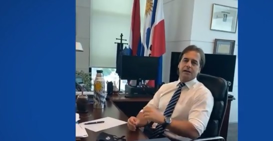 El mensaje del Presidente Lacalle Pou al terminar el año