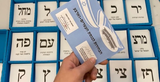 Aquí podrás ver imágenes y declaraciones centrales de la jornada electoral israelí