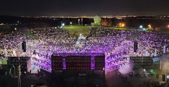 Masa Israel Journey realizó la ceremonia de Iom HaZikarón más grande del mundo