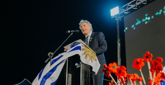 Discurso del Presidente del CCIU Roby Schindler en acto conmemoración del 7 de octubre