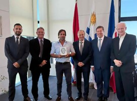 Delegación de B’nai B’rith Uruguay visitó  al presidente Luis Lacalle Pou 